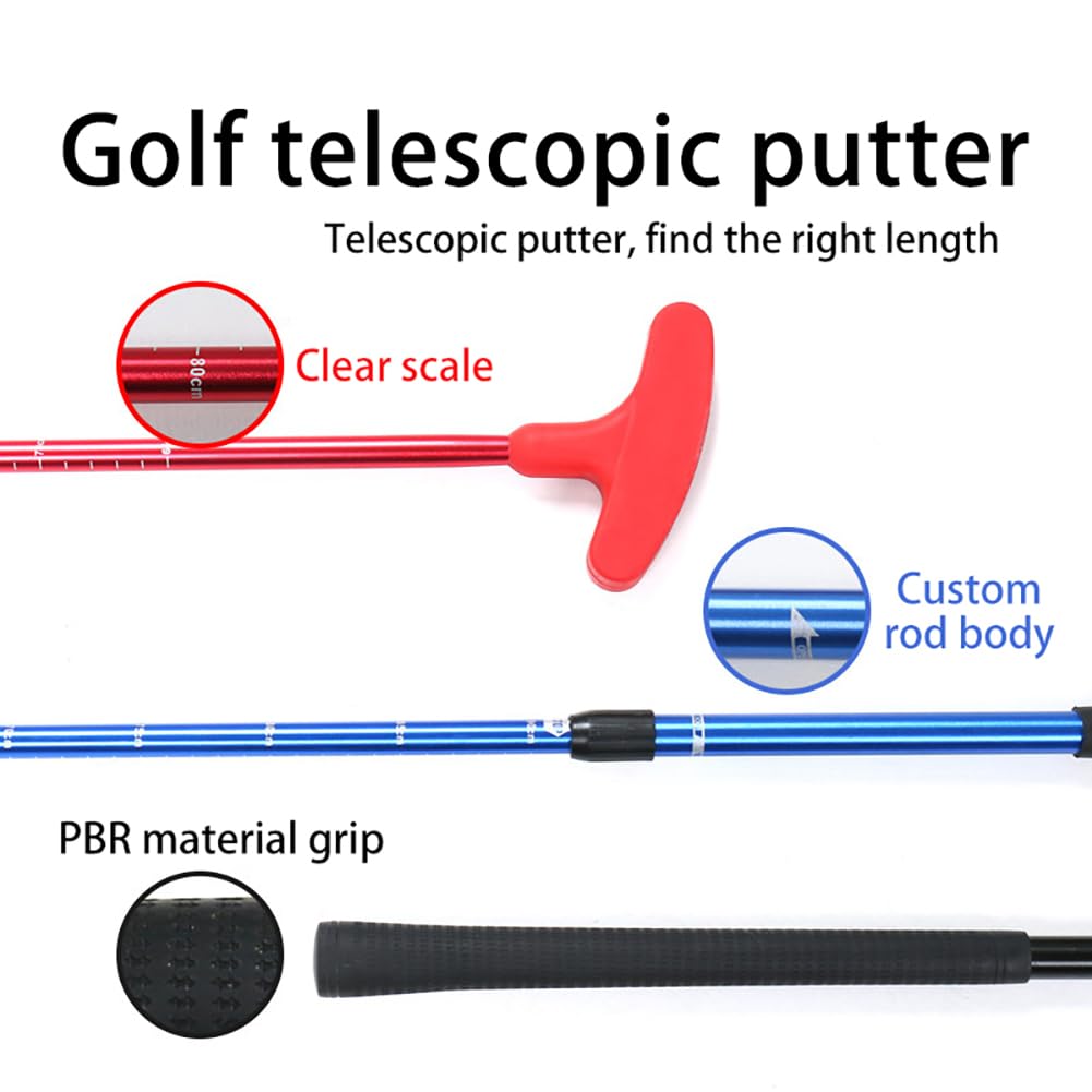Garvee Putter Telescopico Regolabile In Alluminio Resistente Antiscivolo Ambidestro Per Golfisti Avanzati