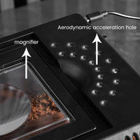 GARVEE Rettile Tank Rettile Feeding Box con funzione di ingrandimento luminosa per habitat Recinto ventilato Terrario di riproduzione per insetti Rettili Anfibi