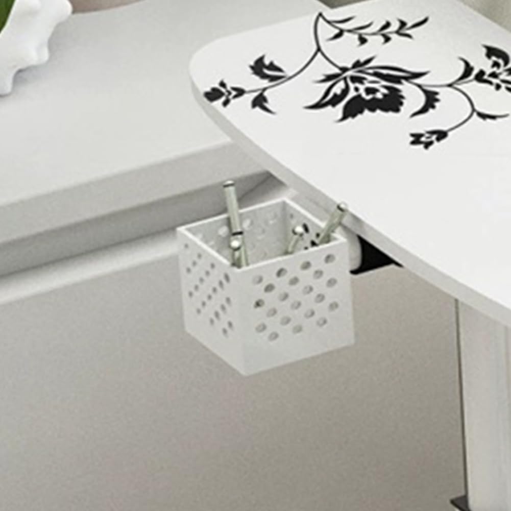 Tavolo da letto mobile Garvee con ruote, tavolo per laptop regolabile in altezza per letto d'ospedale, letto per allattamento, 60×40x65-95 cm, nero