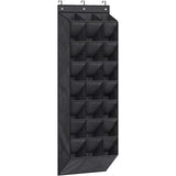 Organizzatore per scarpe da appendere alla porta Garvee con 24 tasche, salvaspazio, robusto, per camera da letto e bagno, neutro