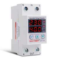 Garvee Relè di Sottotensione 220V Intelligente con Protezione Sovra/Sotto Tensione, Limitatore di Corrente 40A, Display Digitale, Uso Industriale