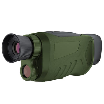 Monoculare per visione notturna Garvee 2.5KD 48MP con infrarossi 3W 850nm, zoom digitale 8X, impugnatura ergonomica per campeggio, nero