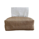 Garvee Distributeur De Mouchoirs En Papier Lin Et Coton 20x10x8cm Jute Pur Pour Salon Et Chambre