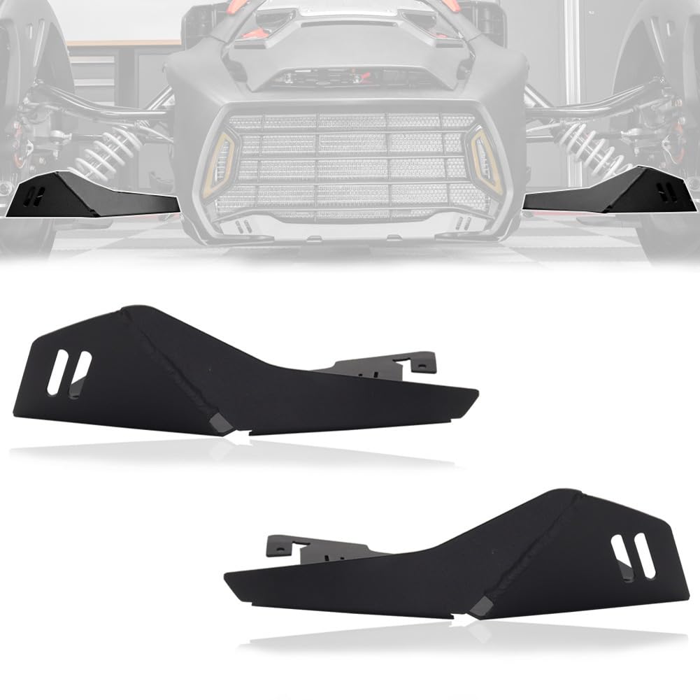 Garvee Paraurti Anteriore in Alluminio per Can Am Ryker 600 900 - Protezione Splash Guard Resistente Sport Rally