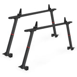 Garvee Portapacchi Regolabile in Alluminio per Camion 90-180 cm Nero, Capacità 363 kg, Doppia Barra, Supporto Robusto per Pickup