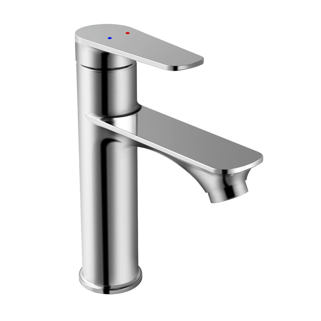 Rubinetto per lavabo Garvee, caldo/freddo, 11,8 cm, cromato
