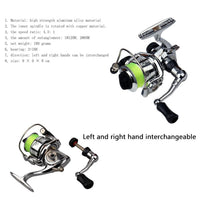 Garvee Set Canne Da Pesca Telescopiche E Mulinello Spinning Compatto Leggero Per Acqua Dolce E Salata Viaggi Outdoor