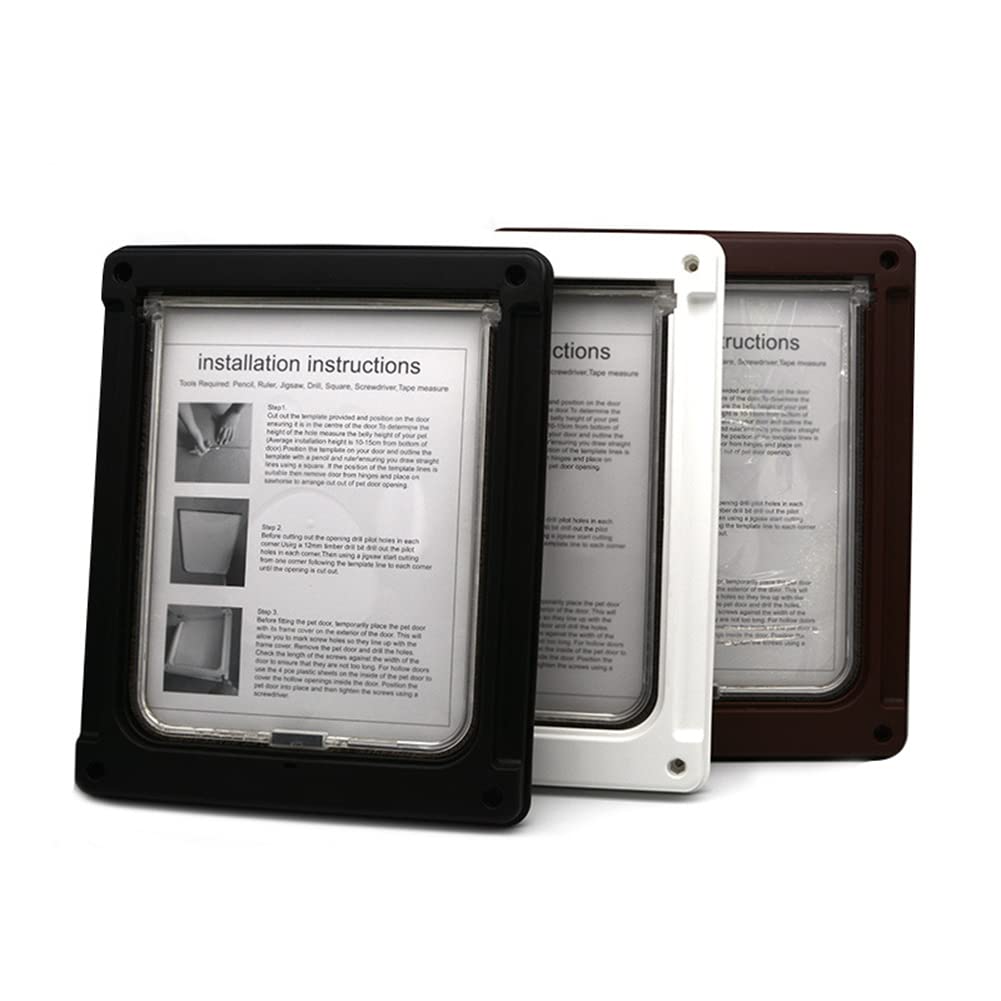 Serratura magnetica per portiera auto Garvee per animali domestici - Accessorio di sicurezza per cani di grossa taglia - Robusta, nera, per uso domestico