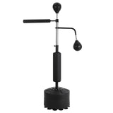 Sacco da Boxe Autoportante 3 in 1 Garvee - 2 Palle Velocità, Girevole 360°, Altezza Regolabile, PU Nero Kickboxing