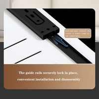 Garvee Cassetto organizer per mobili da cucina, 35 cm, in acciaio al carbonio, adesivo, estensibile, bianco, per cucina e bagno