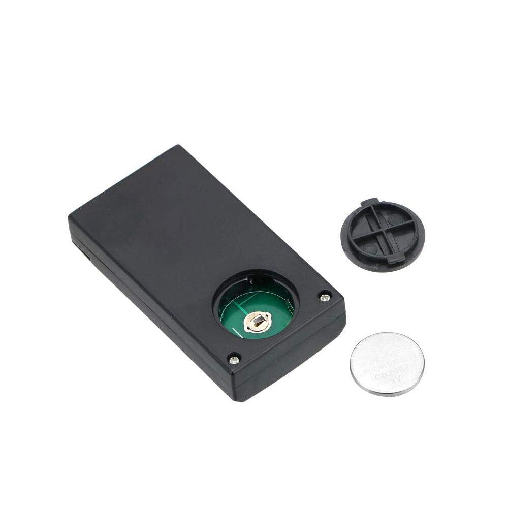 Orologio digitale per auto Garvee con calendario e termometro, angolo regolabile, plastica, luminoso, per cruscotto e ufficio