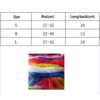 Vestito per cani Garvee Colorful Tutu, in rete, traspirante, morbido, confortevole, per cani di piccola, media e grande taglia, per feste, multicolore, varie taglie