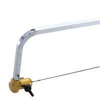 Seghetto da traforo Garvee per legno, plastica, gomma e metallo con 1 sega e 8 lame per artigianato e modellismo; acciaio ergonomico di alta qualità