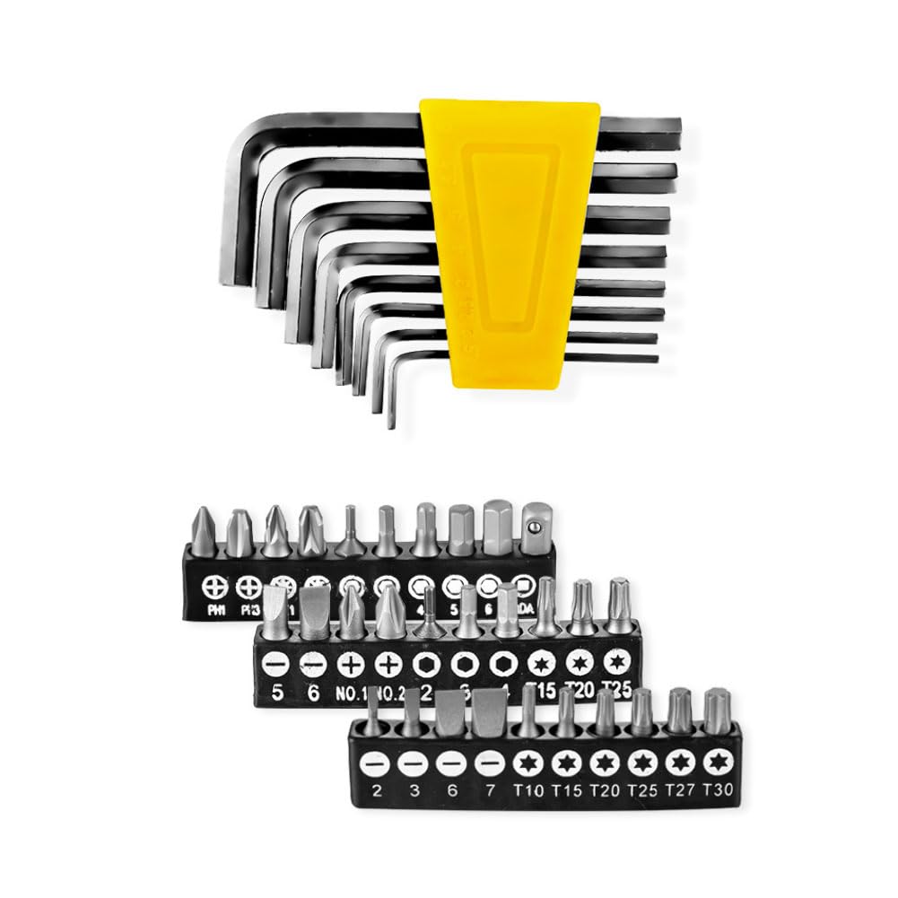 Set Utensili Manuali 108 Pezzi per Festa del Papà: Chiavi a Bussola, Cacciaviti in Acciaio Robusto con Custodia Trasporto