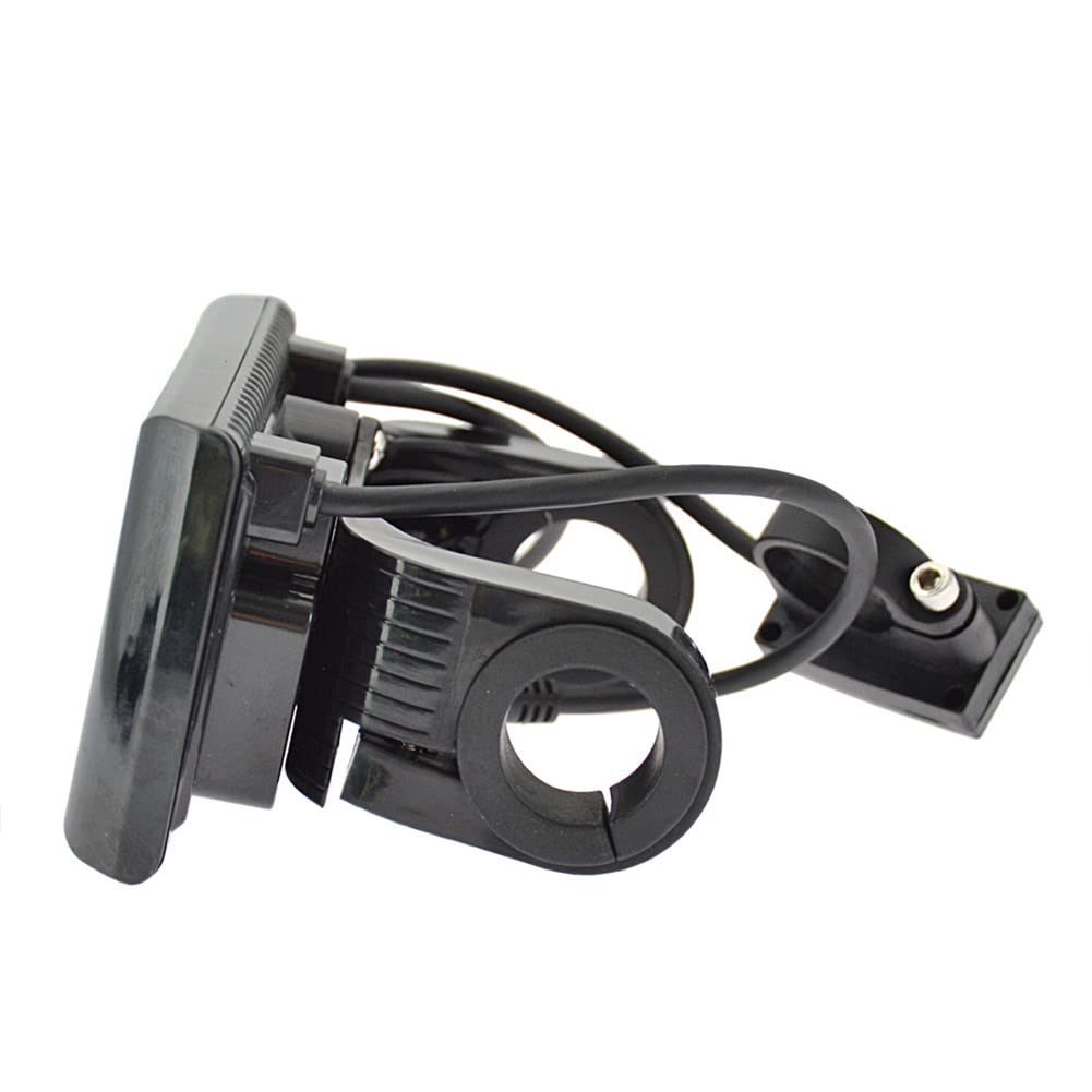 Contachilometri elettronico per bicicletta Garvee SW900 con display LCD, impermeabile per bici elettriche e scooter, urbano, compatto, nero