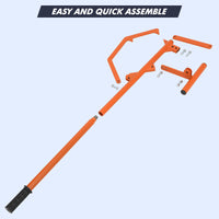 Sollevatore per tronchi Garvee Heavy Duty da 51 pollici in acciaio al carbonio con gancio regolabile per taglialegna da ardere, operai edili, lavori forestali, robusto e portatile