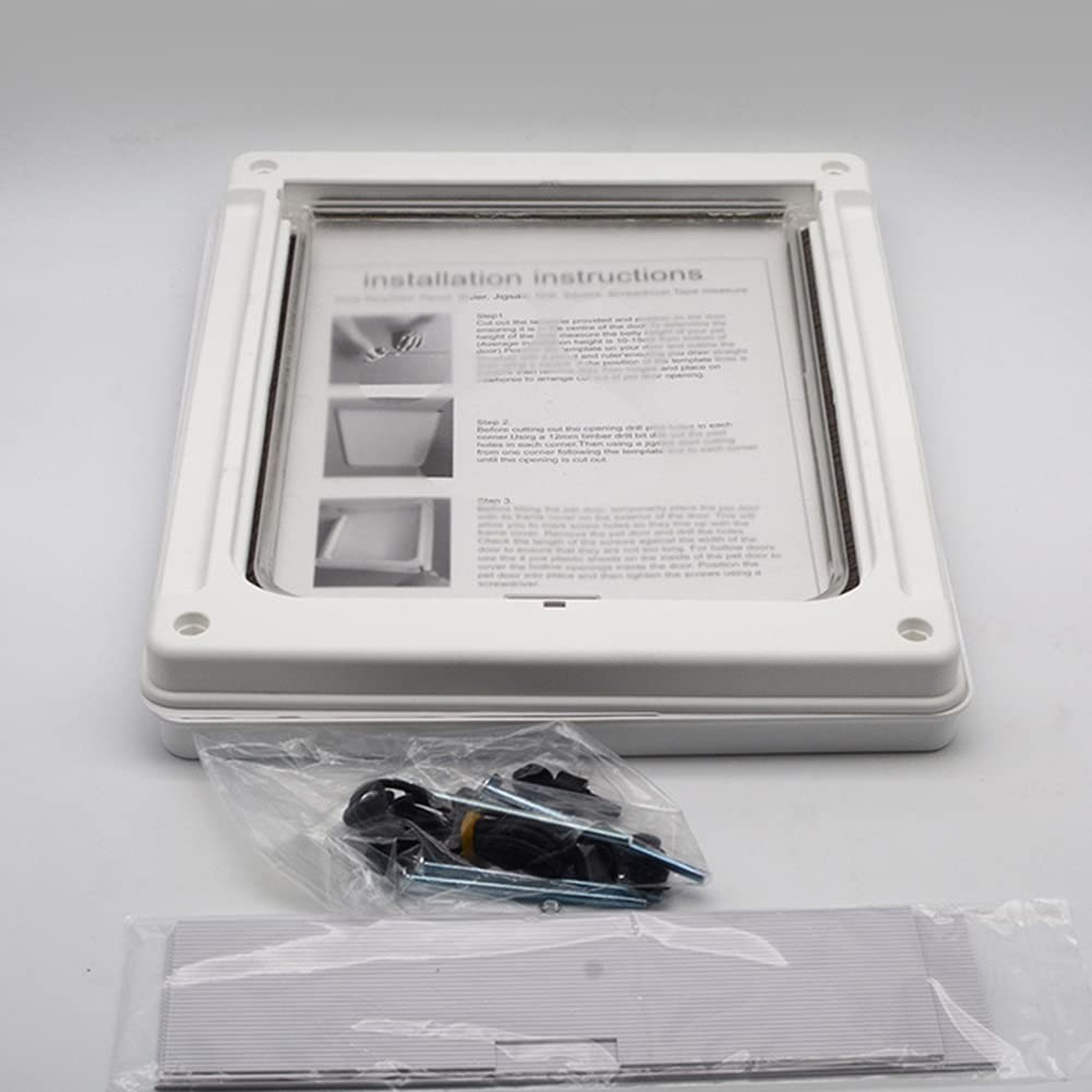 Serratura magnetica per portiera auto Garvee per animali domestici - Accessorio di sicurezza per cani di grossa taglia - Robusta, nera, per uso domestico