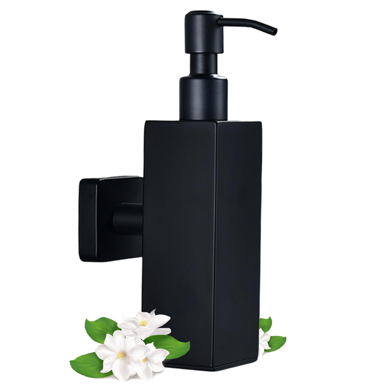 Dispenser di sapone manuale da parete Garvee, ricaricabile con dispenser di shampoo e bagnoschiuma per bagno e cucina, igienico, salvaspazio