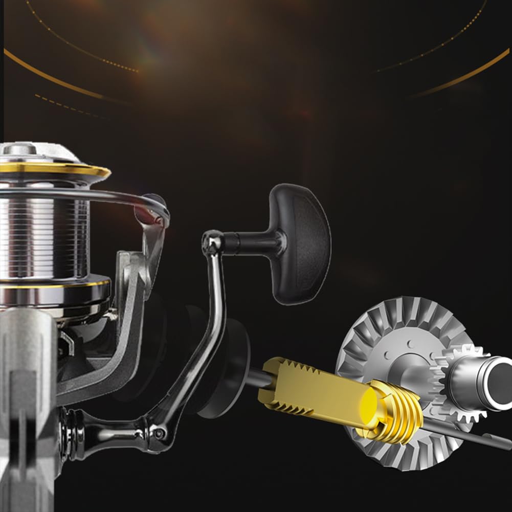 Mulinello da Pesca Spinning Garvee Serie 8000-14000 4.8:1 Cuscinetti Acciaio Inox Resistente Acqua Salata - Regalo Perfetto Festa del Papà