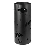 Portaombrelli Garvee in Acciaio Laminato a Freddo Tubo Rotondo Autoportante per Ingresso Medio Grande Nero - 3Black