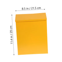 Cassetta postale Garvee con serratura a chiave, montaggio a parete in metallo, chiusura antigoccia sicura per uso esterno, giardino, ufficio, beige