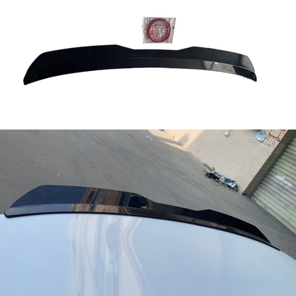 Garvee Auto Rear Wing Cover Spoiler posteriore tipo Pasta con targhetta, parti modificate, leggero, nero