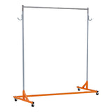 Garvee Portaoggetti Z Portatile Resistente 100 kg Acciaio Inossidabile Ruote 360° Base Nidificata Nero Argento Soggiorno e Camera da Letto