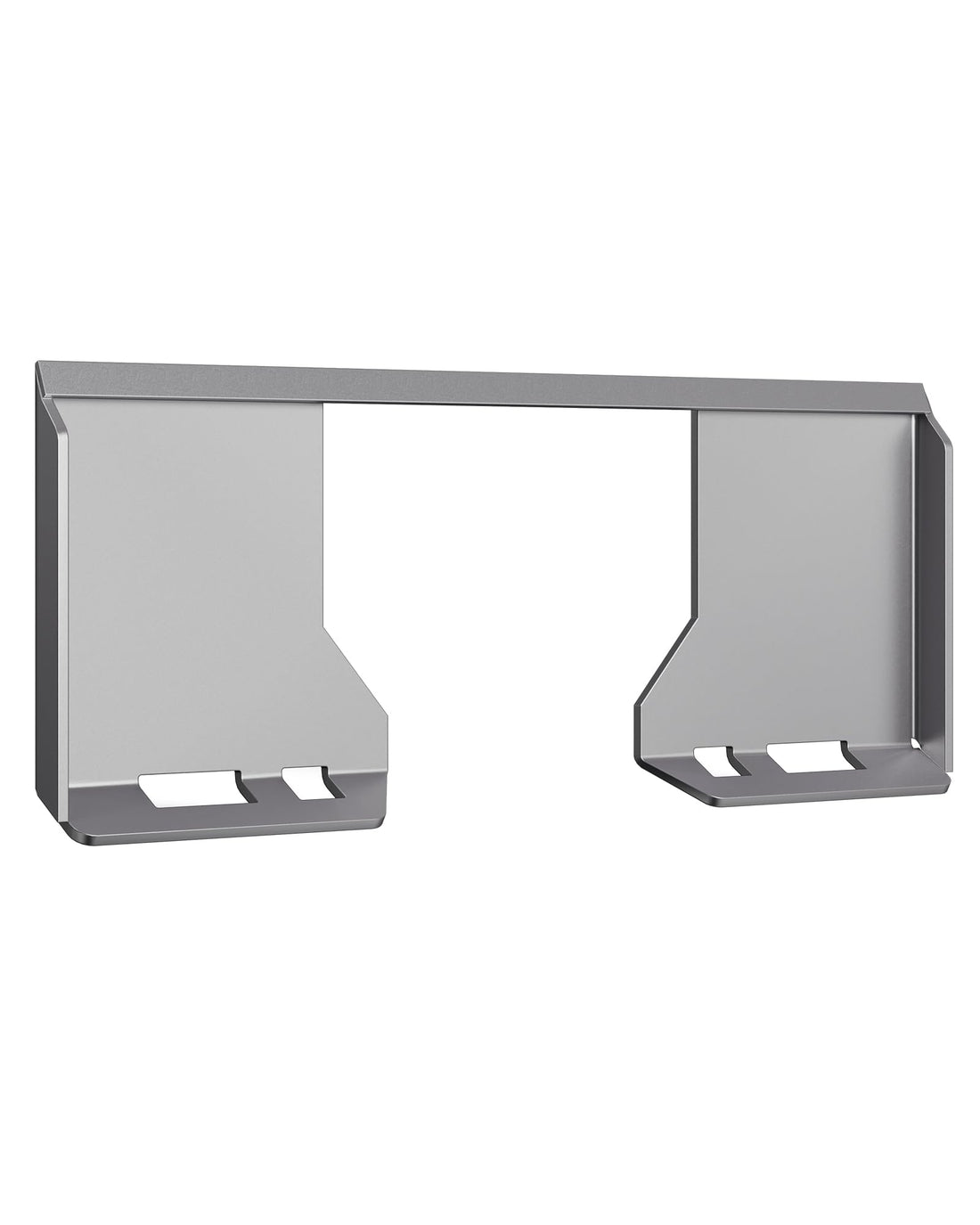 Piastra di montaggio per minipala Garvee da 5/16 pollici in acciaio universale Quick Tach per rimozione neve da trattore 46"x18,5" Protezione antiruggine