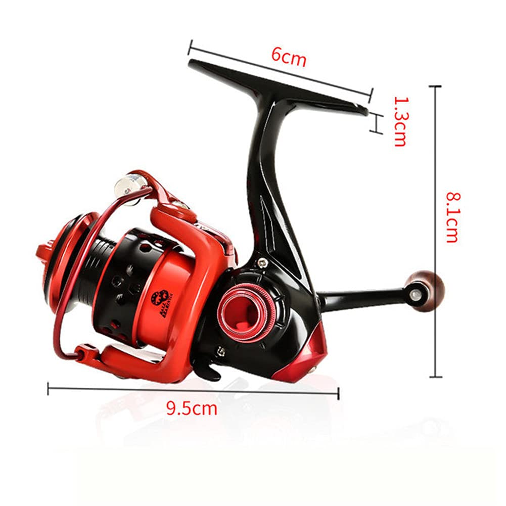 Mulinello da spinning Garvee Full Metal Mini Compact 150 - Metallo, senza spazi vuoti - Leggero, robusto - Per la pesca alla carpa, pesca con esche