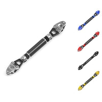 Garvee Motorrad Balance Bar 22mm Universale, Verstellbar, Aluminium & Carbonio, Rot, Für Sportliche Motorräder