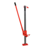 Cric agricolo per impieghi gravosi Garvee da 3 tonnellate, capacità di sollevamento elevata di 48", rosso per trattori e veicoli fuoristrada - rosso