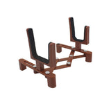 Garvee Supporto Per Violino Pieghevole Con Porta Arco Integrato Regolabile In Legno Marrone 16x5x5 cm Per Piccoli Violini