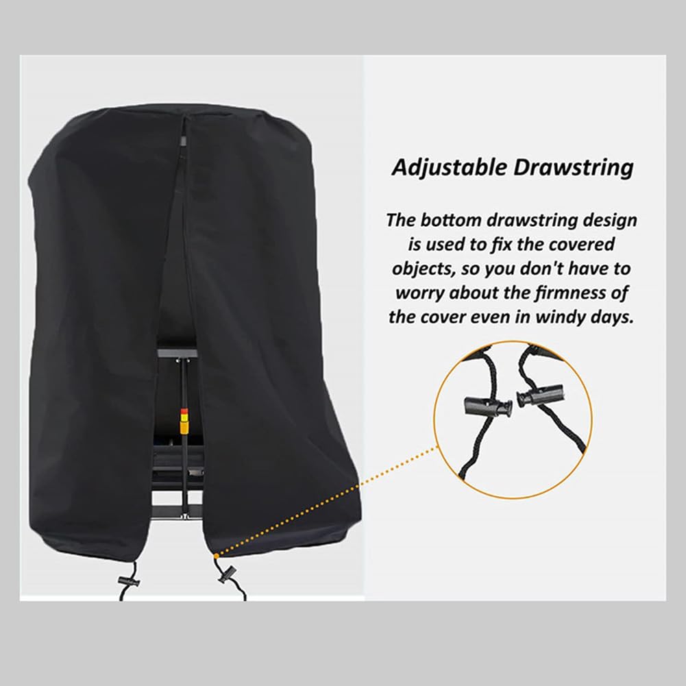 Garvee Składany Pokrowiec Auf Bieżnię Tessuto Oxford impermeabile Antipolvere Protezione UV 95x75x160 cm Protezione esterna
