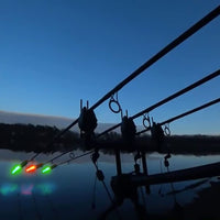 Garvee Bissanzeiger Leuchtstab LED Für Nachtangeln, Sichere Klettmontage, Kompatibel Mit Angelruten, Meeres- Und Felsenangeln, Robust, Helles Licht