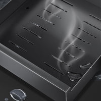 Organizzatore per armadietto estensibile Garvee in acciaio al carbonio, 35 cm di larghezza, autoadesivo, per cucina e bagno, robusto e silenzioso.