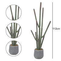 Pianta di cactus artificiale Garvee da 44 pollici, facile da curare, ecologica, per interni ed esterni, per soggiorno e ufficio, verde