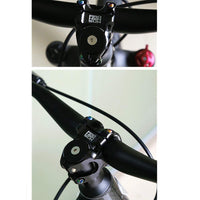 Attacco manubrio per bicicletta Garvee da 31,8 mm in lega di alluminio CNC, corto, MTB, VTT, BMX, Fixie, nero, 31,8 x 28,6 mm, leggero e robusto, per mountain bike, bici da strada