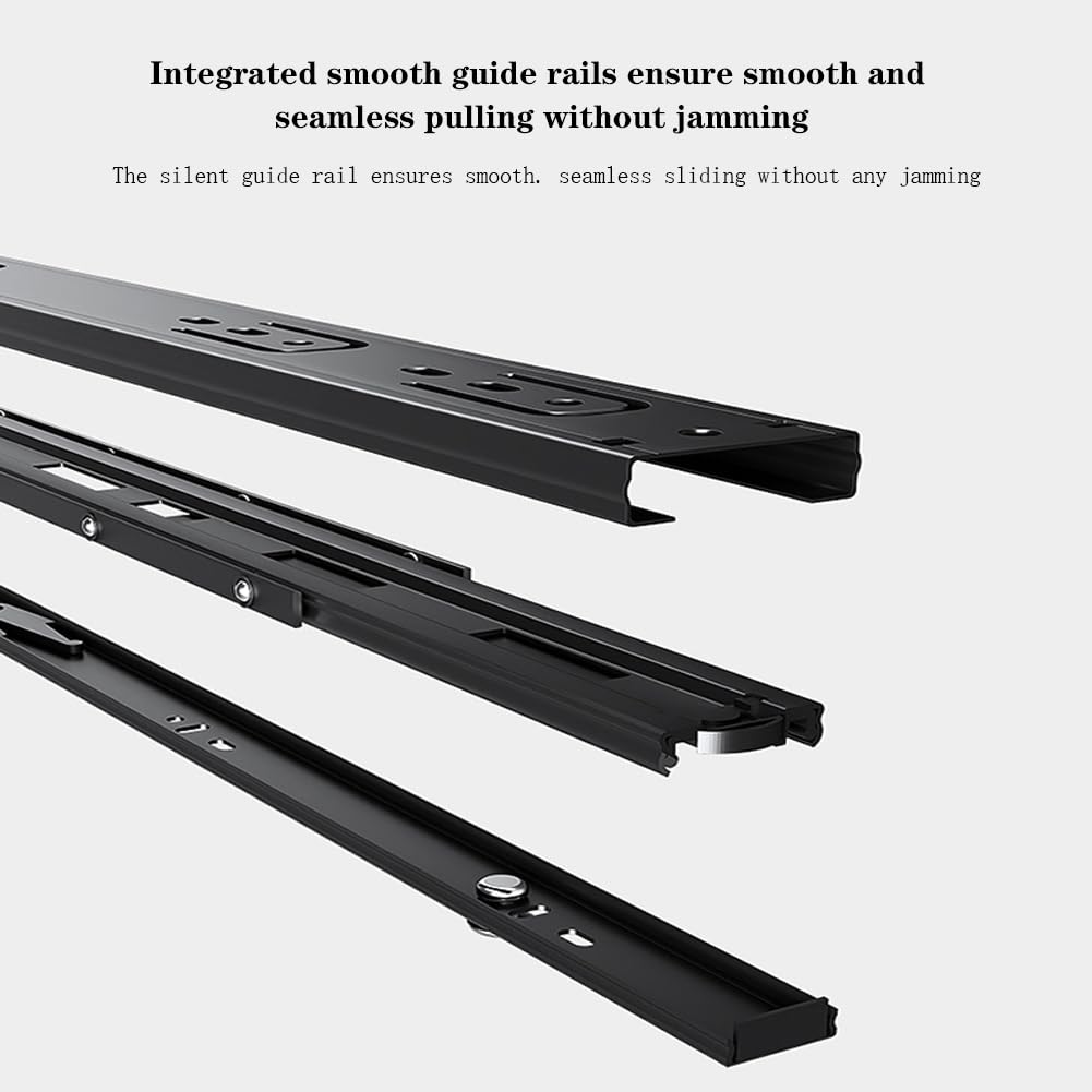 Cassetto organizer da cucina estensibile Garvee da 40 cm in acciaio al carbonio bianco, versatile per cucina e bagno