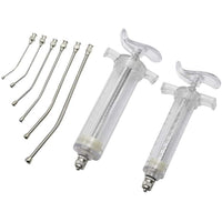 Garvee Set Alimentazione Uccelli 20ml con Tubicini Curvi e Cucchiai in Acciaio Inox per Pappagalli e Pulcini, Misurazione Precisa, Materiali Resistenti