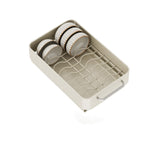 Organizzatore per armadi estensibile Garvee, acciaio al carbonio, per cucina e bagno, silenzioso, salvaspazio, versatile - Bianco