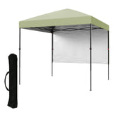 Garvee Gazebo 3x3 Pieghevole Rifugio Portatile Materiale Resistente Giardino Esterni Compatto - Verde