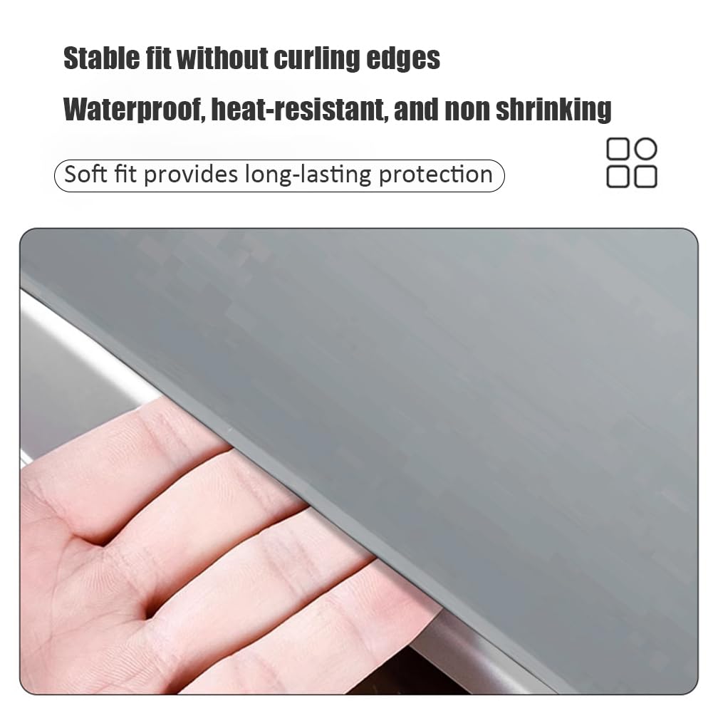 Tappetino per lavatrice in silicone Garvee antiscivolo grigio 50x60cm/60x60cm per piano di lavoro