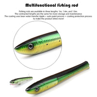 Garvee Set Canne Da Pesca Telescopiche E Mulinello Spinning Compatto Leggero Per Acqua Dolce E Salata Viaggi Outdoor