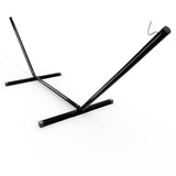 Garvee Supporto Amaca 3,66 m in Acciaio Robusto, Portatile, Nero, per Patio e Giardino, Capacità 204 kg, con Ganci e Catene