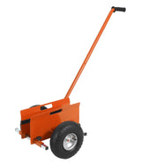 Garvee Carrello Per Pannelli Con Manico Esteso 39", Capacità 660 LBS, Ruote Gomma Solida 10", Telaio Acciaio Rinforzato, Morsetto Regolabile, Trasporto Edile - Orange