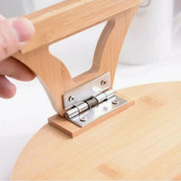 Garvee Tavolo con braccioli per divano pieghevole Supporto TV portatile Diametro 25 cm Stabile Leggero Versatile