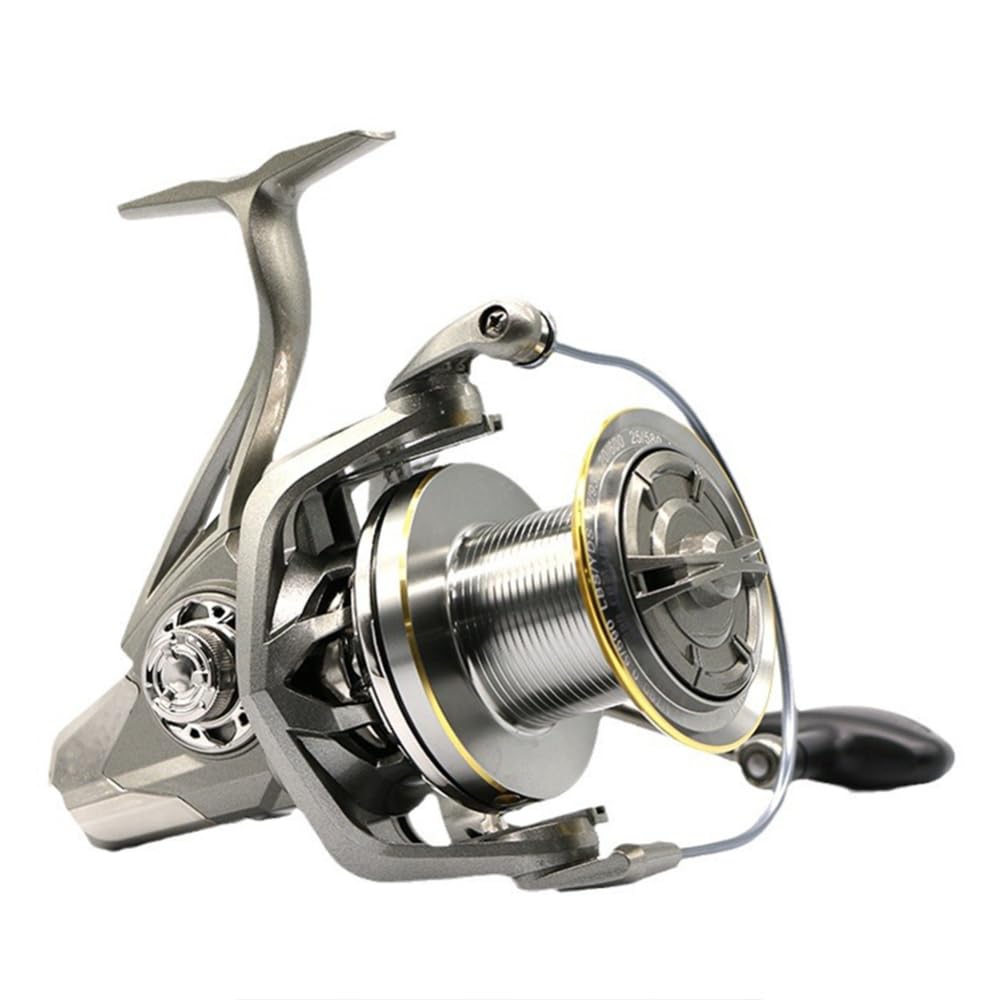 Mulinello da Pesca Spinning Garvee Serie 8000-14000 4.8:1 Cuscinetti Acciaio Inox Resistente Acqua Salata - Regalo Perfetto Festa del Papà