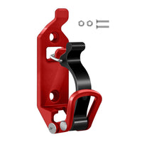 Portapala Garvee da tetto 4 x 17-40 mm, lega di zinco, rosso, per camion, auto, barche, attrezzi, salvaspazio, facile da installare