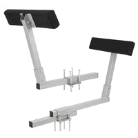 Guida per rimorchi per barche Garvee 2 persone da 20 pollici in acciaio flessibile e robusto con rivestimento in moquette per rimorchi con canale a C con trave alta, caricamento sicuro