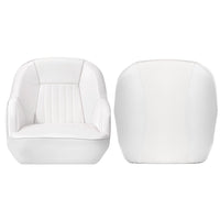 Sedile per barca pontone Garvee, modello Captain Bucket, in vinile marino con spugna spessa, robusto e confortevole, per barche da pesca e da turismo, 19,5" di altezza x 22" di larghezza x 21,5" di profondità.